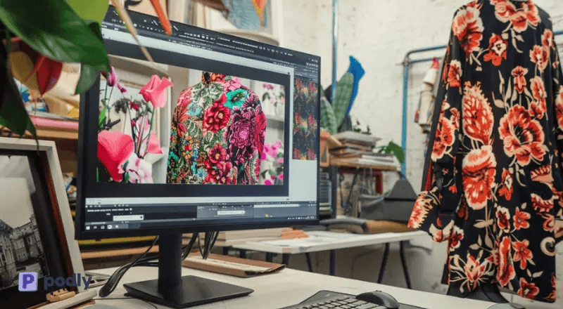 Check the print resolution, size and the whole quality of print on demand dresses