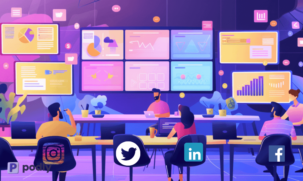 Put highly relevant keywords on the social media platforms