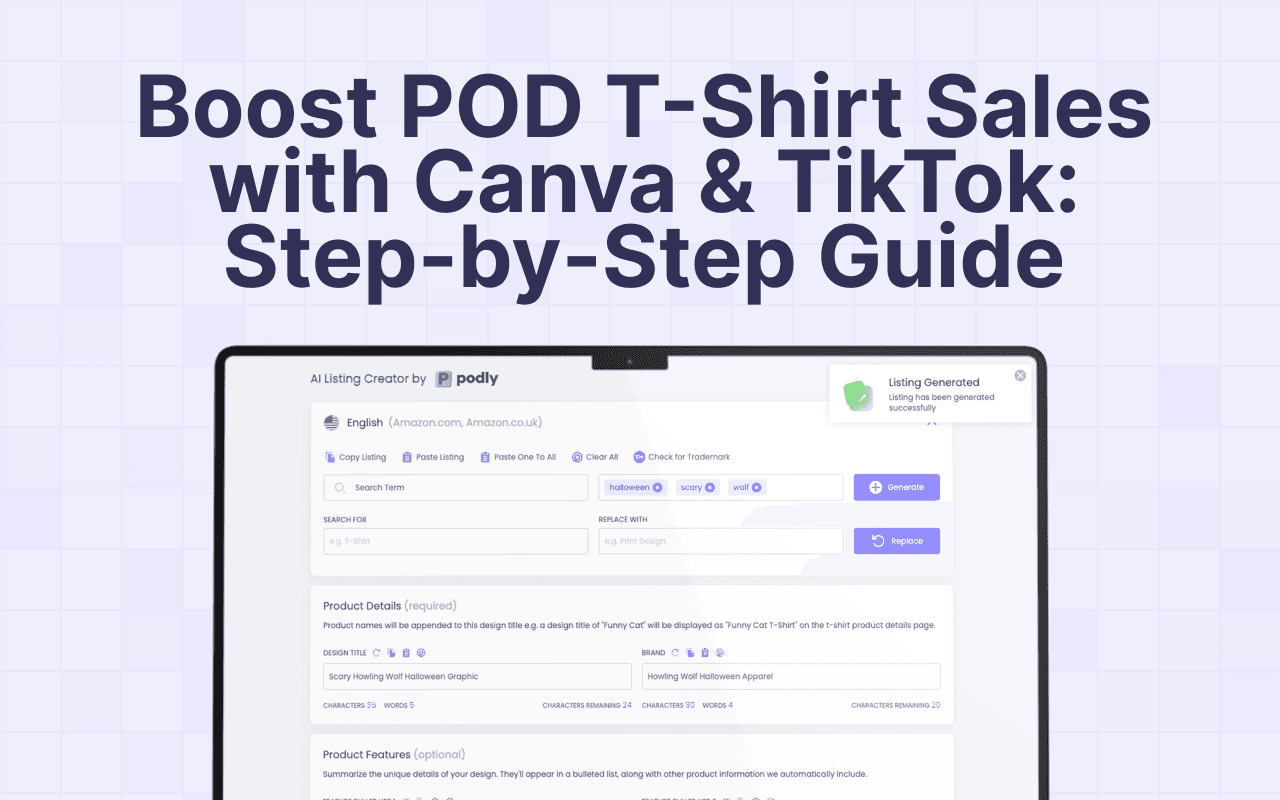 How to Boost Your Print-on-Demand T-Shirt Sales Using Canva and TikTok: A Step-By-Step Guide [Merch On Demand]