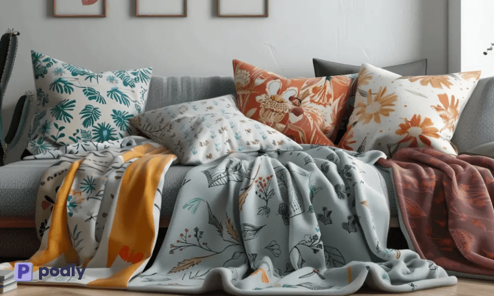collection including comforters and pillow shams