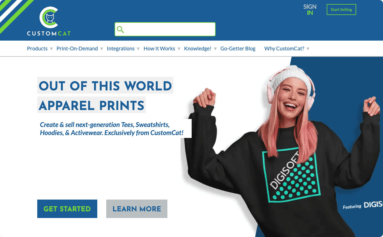 Print on demand site
